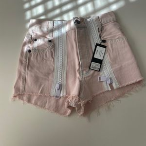 Pink LF Zipper shorts